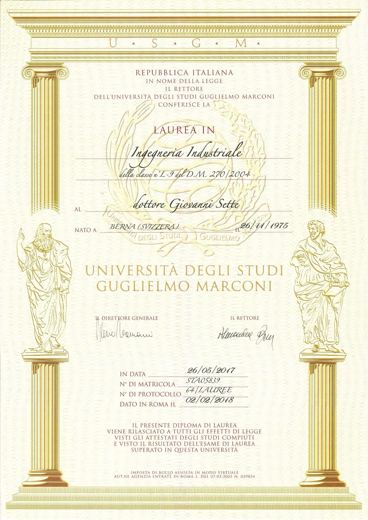 Laurea in Ingegneria Industriale